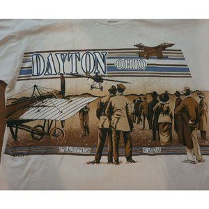 vintage 90s Dayton Ohio wrap around prin